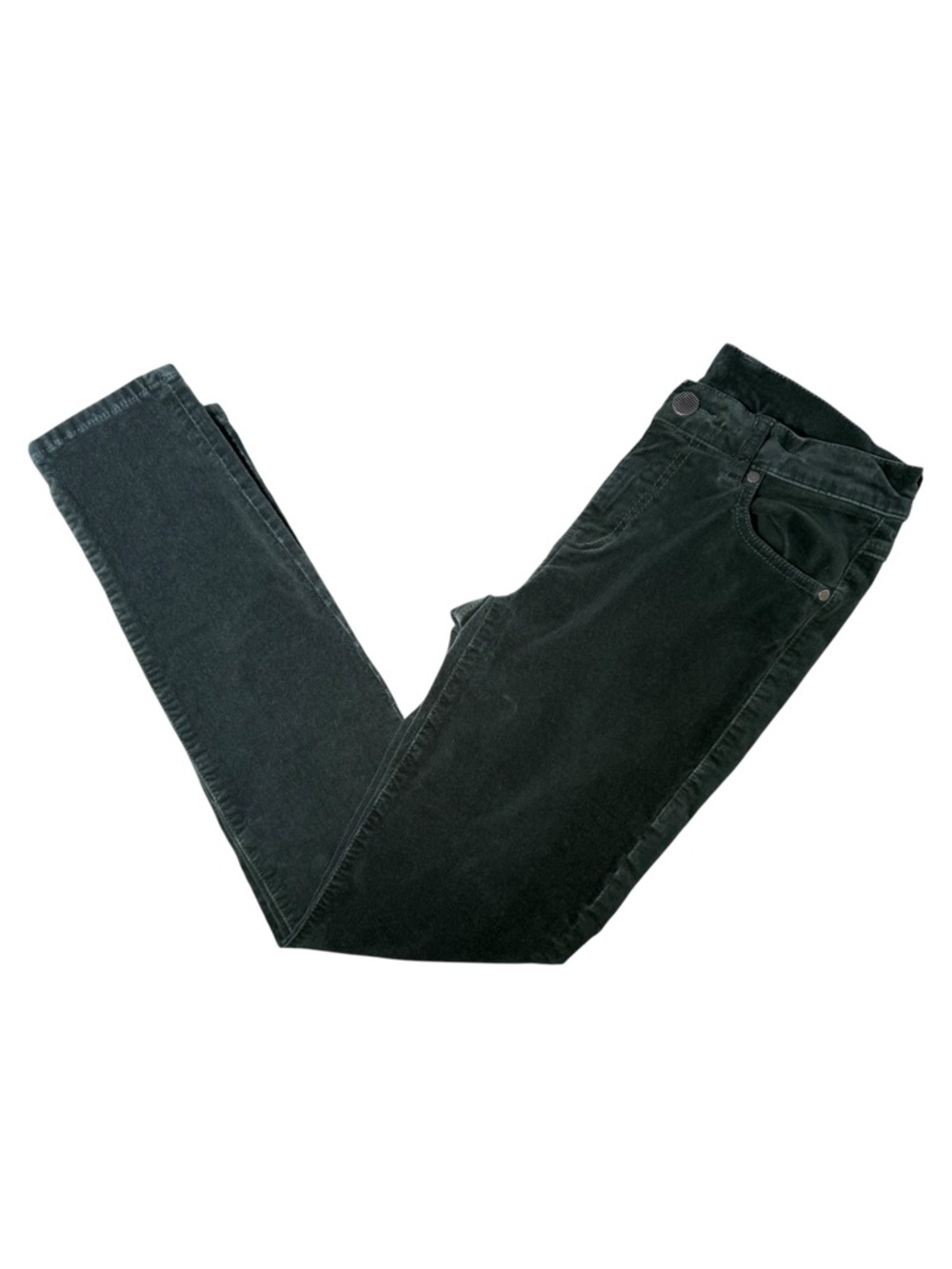 Cabi Green Corduroy Skinny Pants Womens Size 2 preppy chic